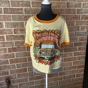 FORD official label Bronco cropped T size XL 16/18 W307229